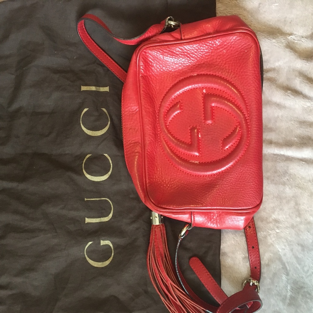 Red Soho Disco Bag